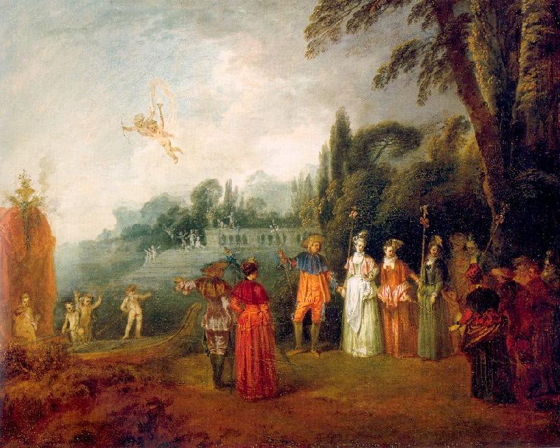 WATTEAU, Antoine The Island of Cythera oil painting picture